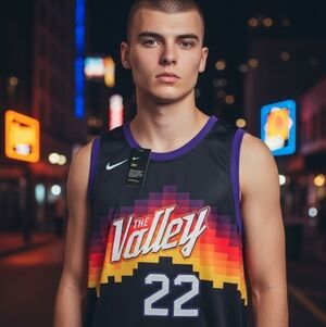 Ayton 22 PHX Suns Nike on court jersey new with tags